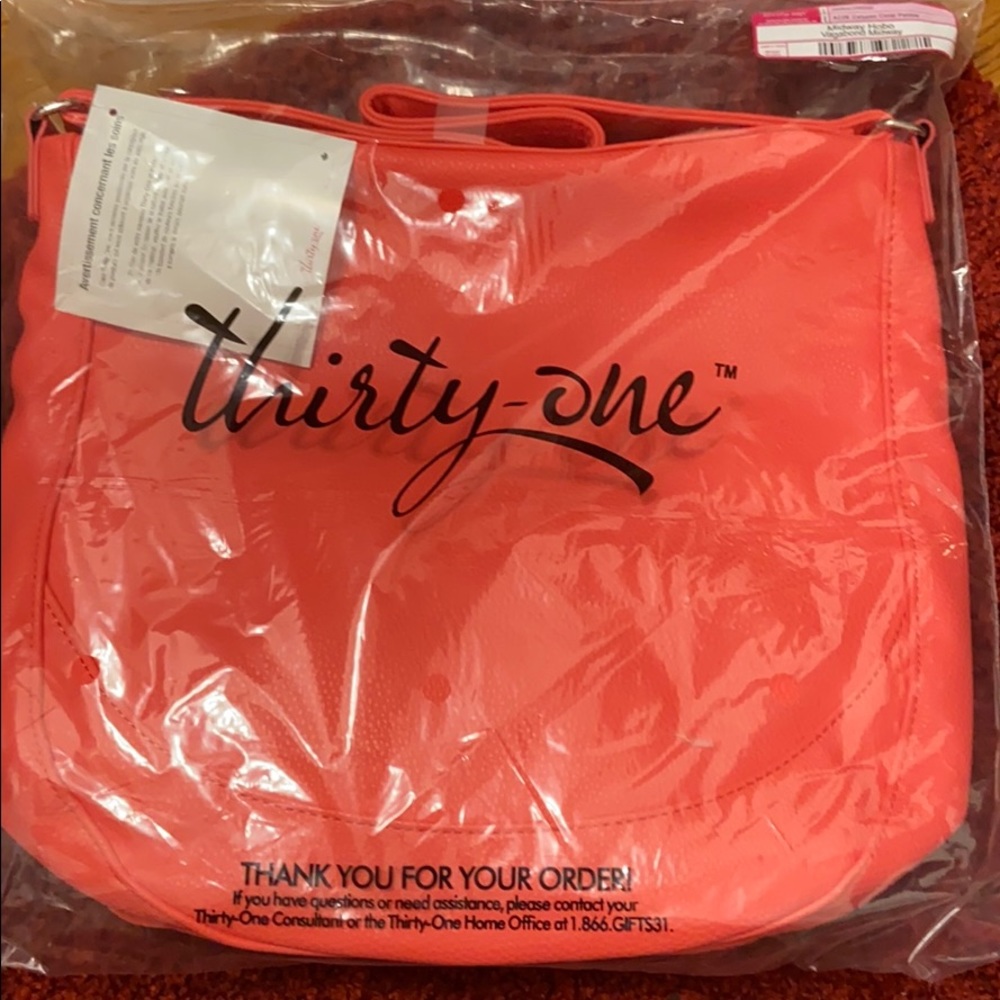 Large Coral thirty-one Bag